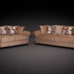 Σετ Σαλονιού Διθέσιο και Τριθέσιο με Διακοσμητικά Μαξιλάρια