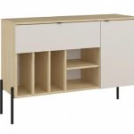 Μπουφές Erona Mini-Φυσικό – Γκρέζ