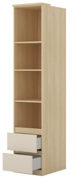 Βιβλιοθήκη Raton II-Φυσικό – Μπεζ - Image 4