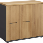 Ντουλάπα Γραφείου Drawzy-Φυσικό – Ανθρακί