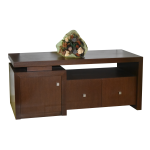 Μοντέρνο Έπιπλο TV από Δρυ με Αποθηκευτικούς Χώρους