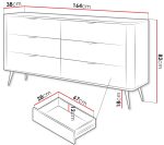 Συρταριέρα Lante-Λευκό - Image 2