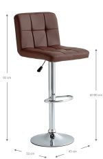 Σκαμπό μπαρ Sammie-Kafe - Image 3