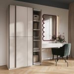 Ντουλάπα Square συρόμενη-Γκρέζ - Image 5