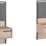 Σετ 2 κομοδίνα Valevia