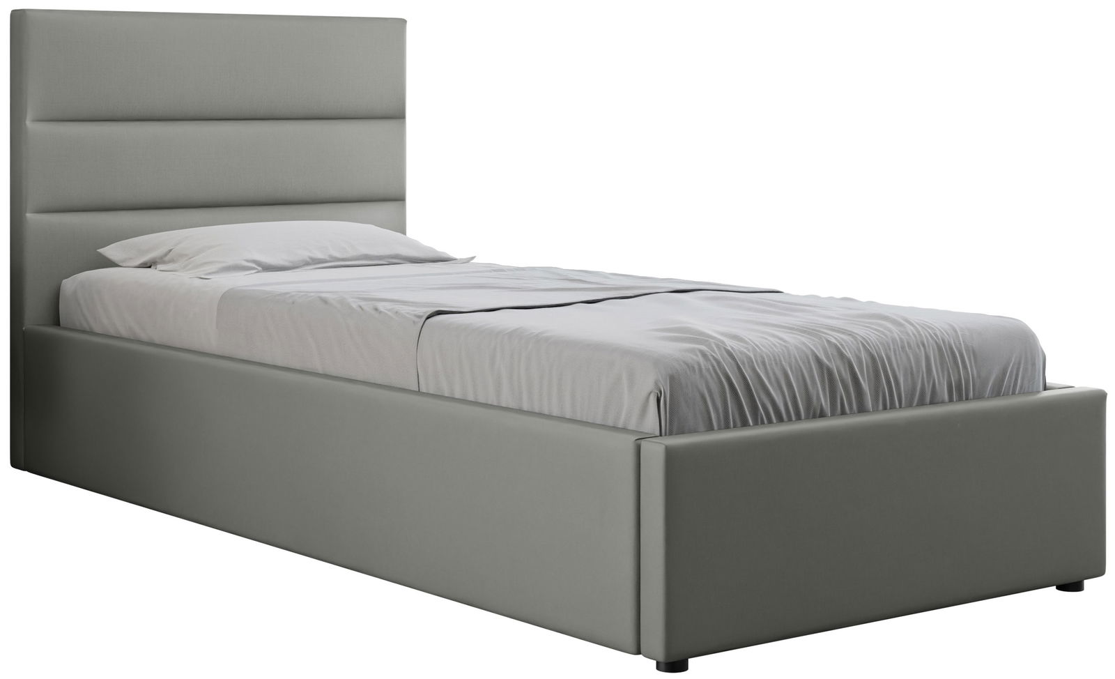 7r6k3nzga8uzdxq0h1dbxpp1pgv0 Επενδυμένο Κρεβάτι Lutko-Γκρι-90 x 200 - Image 1