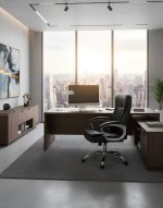 Καρέκλα διευθυντική Celadon-Mauro - Image 2