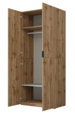 Ντουλάπα Tanamo δίφυλλη-Φυσικό - Image 6