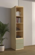 Βιβλιοθήκη Raton Slim II-Φυσικό – Μέντα - Image 2