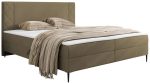 Επενδυμένο Κρεβάτι Portes-Καφέ Ανοιχτό-140 x 200