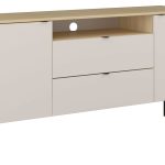 Μπουφές Erona -Φυσικό – Γκρέζ