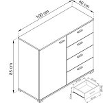 Συρταριέρα Becky-Gkri - Image 3