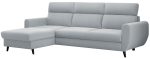 Γωνιακός Καναπές Torro Mini-Αριστερή-Γκρι Ανοιχτό