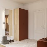 Ντουλάπα Tanamo δίφυλλη-Τερακότα - Image 5