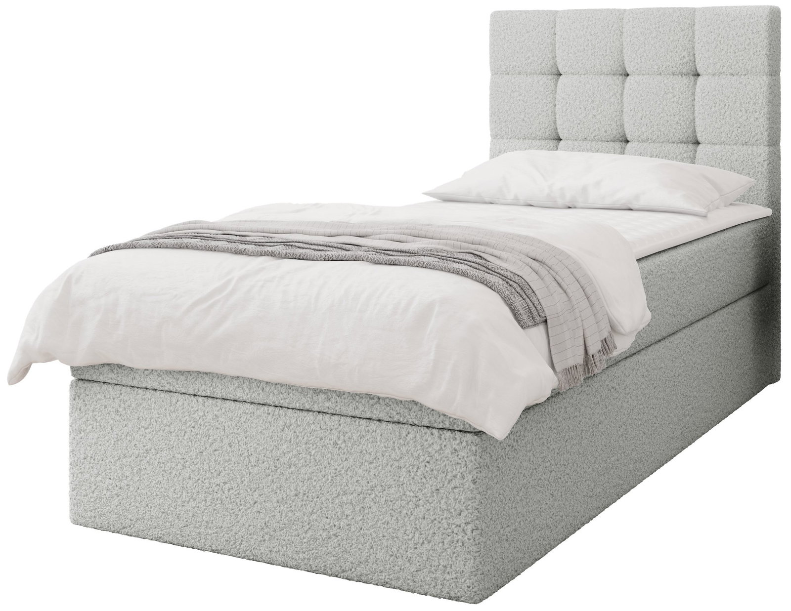 cu1dn0ruo0pqhp7pzb2g6tolor9u Επενδυμένο Κρεβάτι Luanda Single-Γκρι Ανοιχτό-80x200 - Image 1