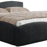 Επενδυμένο Κρεβάτι Mirala-Μαύρο-180 x 200