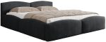 Επενδυμένο Κρεβάτι Mirala-Μαύρο-180 x 200