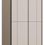 Ντουλάπα Square συρόμενη-Γκρέζ