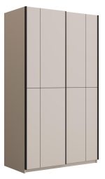 Ντουλάπα Square συρόμενη-Γκρέζ