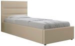 Επενδυμένο Κρεβάτι Lutko-Μπεζ-120 x 200