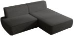 Γωνιακός Καναπές Zuno-Δεξιά-Ανθρακί