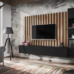 Σύνθετο σαλονιού Verona-Μαύρο