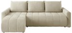 Γωνιακός Καναπές Olidow-Μπεζ