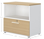 Συρταριέρα Stacker-Sonoma-Leuko - Image 3