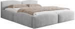 Επενδυμένο Κρεβάτι Mirala-Γκρι Ανοιχτό-160 x 200