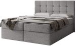 Επενδυμένο Κρεβάτι Luanda-Γκρι Σκούρο-140x200