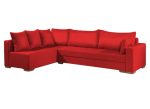 Γωνιακός καναπές Trendy-Δεξιά-265φ 165β εκ.-Κόκκινο