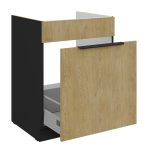 Επιδαπέδιο ντουλάπι Monar 60 ZL 1S BB - Image 2