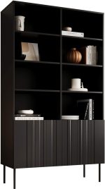 Βιβλιοθήκη Isla 100-Μαύρο - Image 4