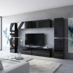 Σύνθεση σαλονιού Sarlot-Μαύρο