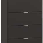 Συρταριέρα Simple ψηλή-Μαύρο