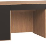 Γραφείο Simple 140-Φυσικό - Μαύρο