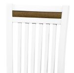 Καρέκλα Wallace-Λευκό - Καφέ - Image 2