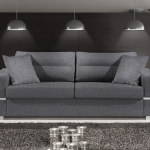 Καναπές Φένια Διθέσιος-145φ 90β εκ.-Γκρι