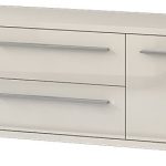 Έπιπλο τηλεόρασης Realm 2D2S-Μήκος: 180 εκ.-Μπεζ