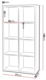 Βιβλιοθήκη Clever 8s-Φυσικό - Image 2