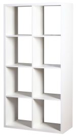 Βιβλιοθήκη Clever 8s-Λευκό