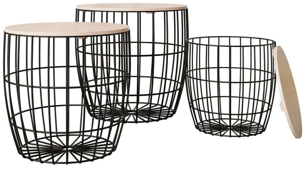 image_621291_01_2_a_2_3 Σετ τραπεζάκια σαλονιού Howig-Fusiko-Mavro - Image 1