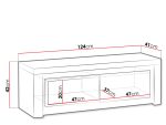 Έπιπλο τηλεόρασης Livinio-Μήκος: 124 εκ. - Image 4
