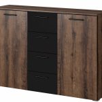 Τουαλέτα Delta Plus-Καρυδί - Μαύρο