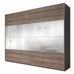 Ντουλάπα Συρόμενη Kappa με Καθρέπτες-Kafe-270 x 61 x 210 εκ.