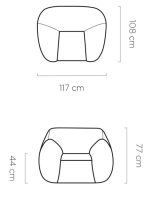Πολυθρόνα Bear-Ladi - Image 3