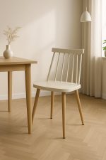 Καρέκλα Nolan-Cappuccino - Image 2