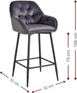 Σκαμπό μπαρ Sandra-Mauro - Image 3