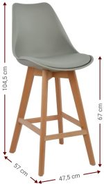 Σκαμπό μπαρ Fiona-Gkri - Image 4