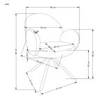 Καρέκλα Teddy-Gkri - Image 3